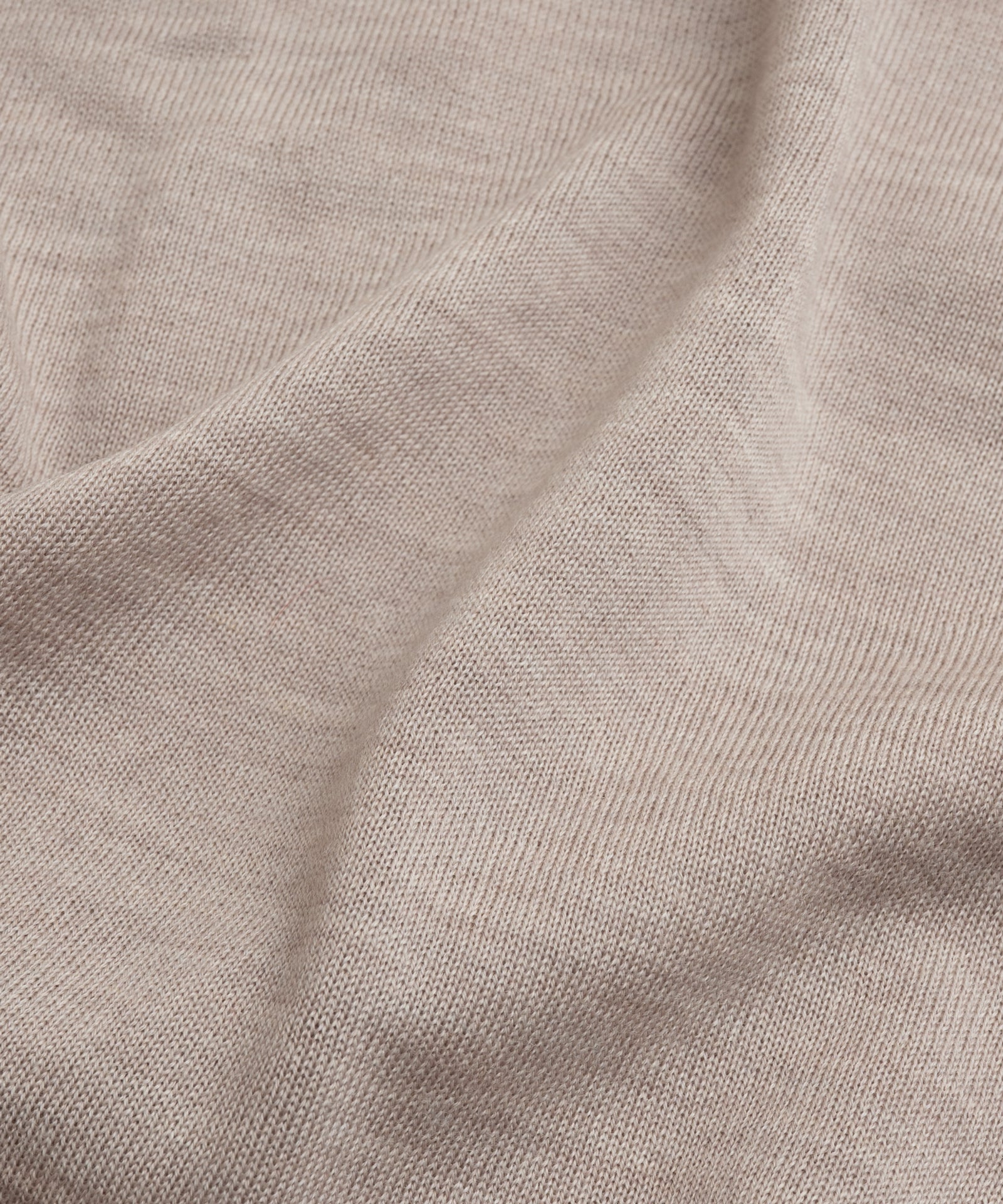 SOCI3TY Limited Fashion Trui crewneck extra fine merino taupe - THE SOCIETY SHOP