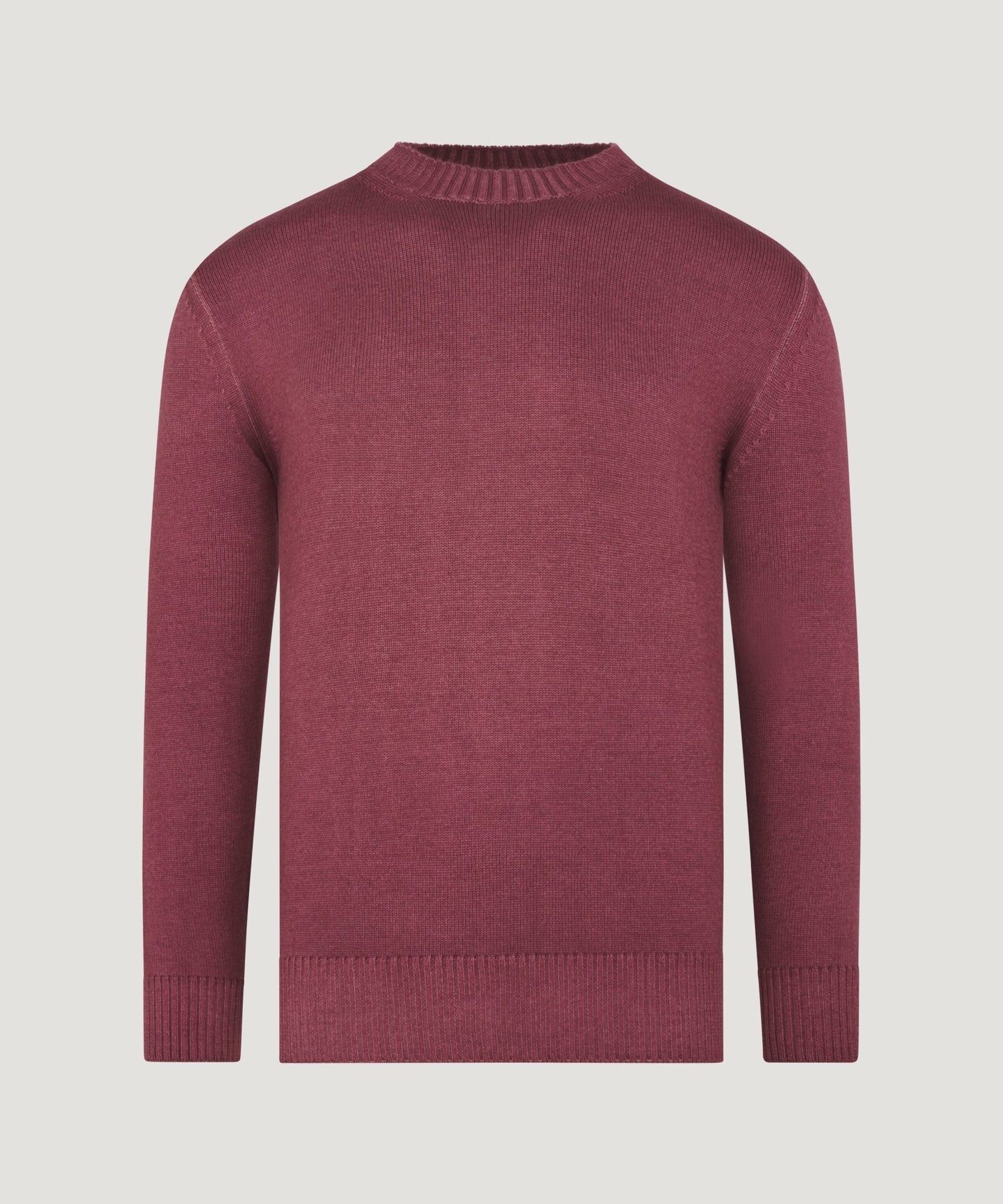 Altea Trui crewneck merinowol bordeauxrood - The Society Shop