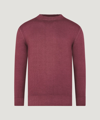 Altea Trui crewneck merinowol bordeauxrood - The Society Shop