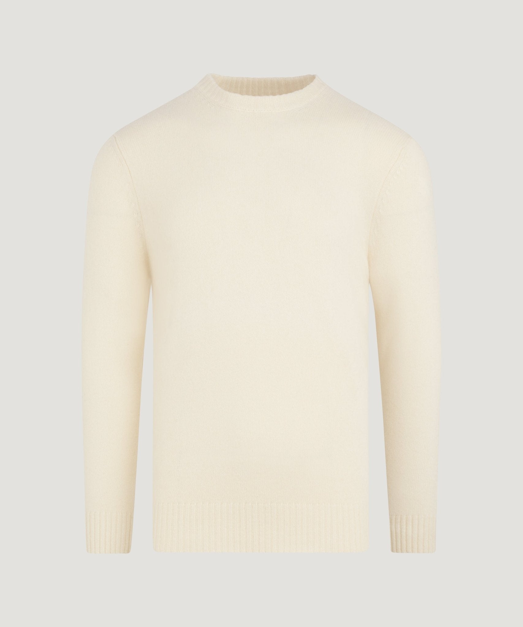 SOCI3TY Trui crewneck RWS wolmix off - white - THE SOCIETY SHOP