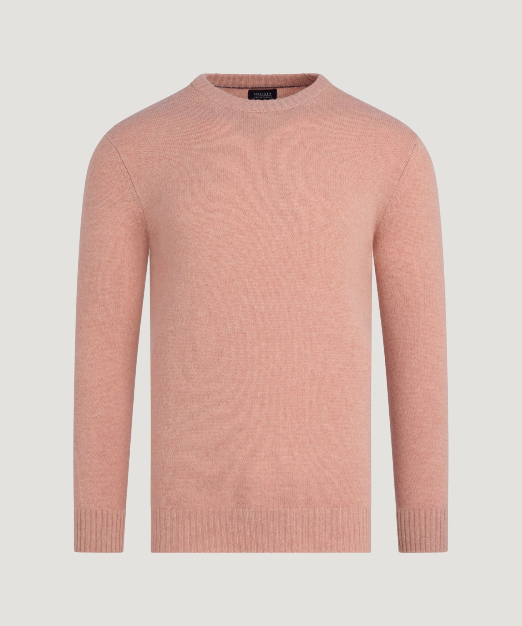 SOCI3TY Trui crewneck RWS wolmix roze - THE SOCIETY SHOP