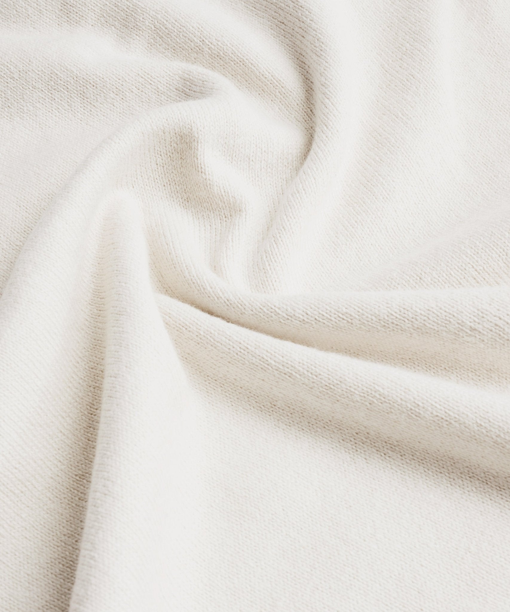 SOCI3TY Limited Trui half - zip Cotton Cashmere off - white - THE SOCIETY SHOP