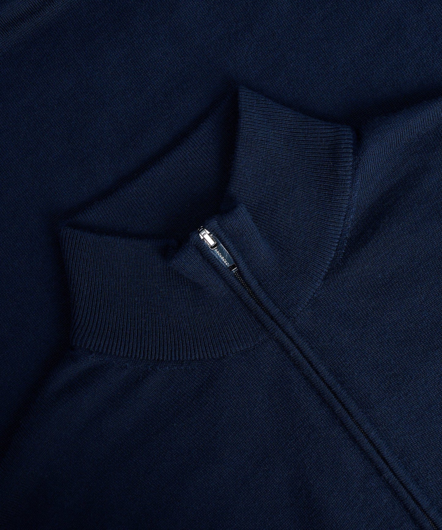 Profuomo Trui half - zip merinowol donkerblauw - The Society Shop