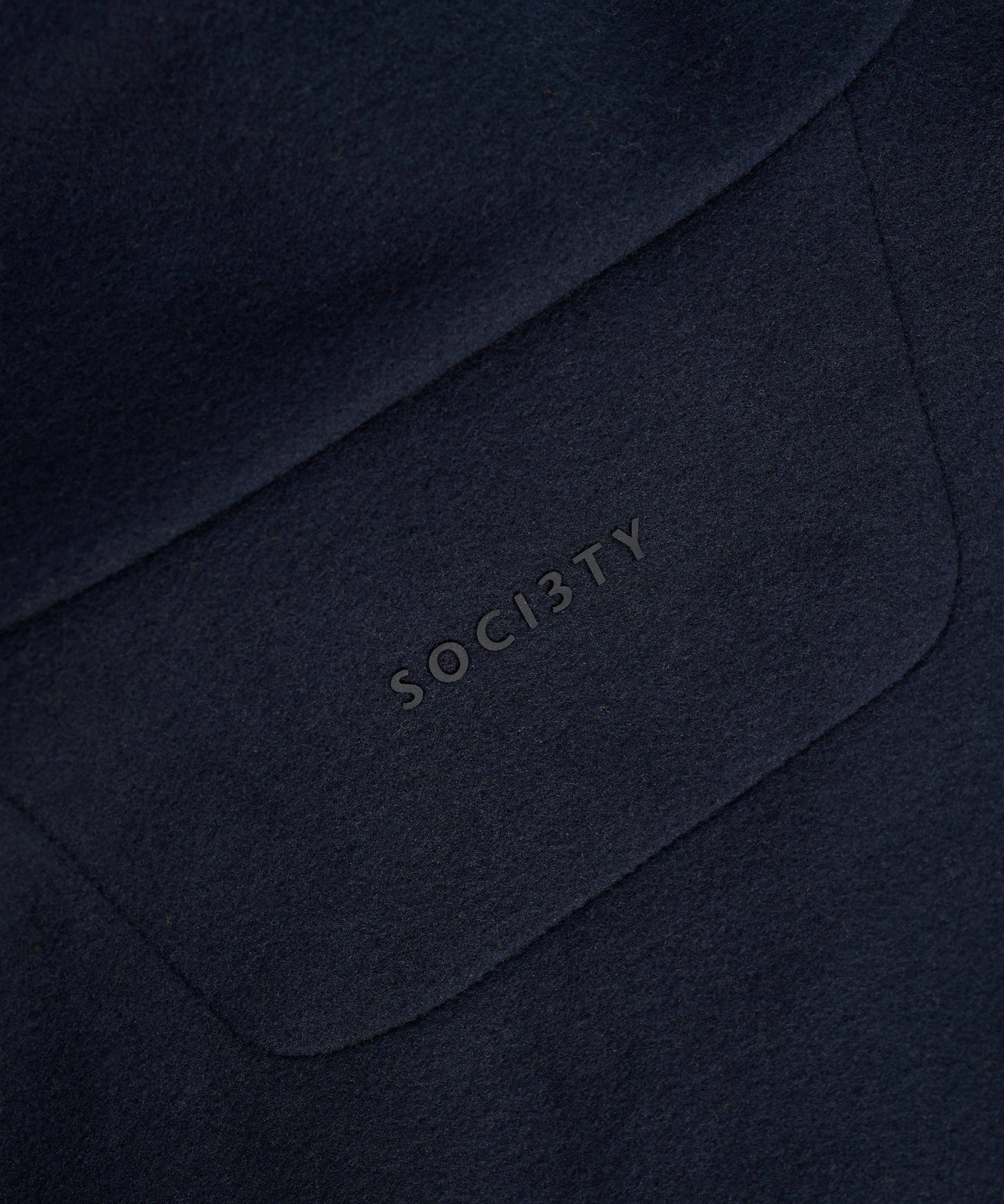 SOCI3TY Trui half - zip polar fleece donkerblauw - The Society Shop