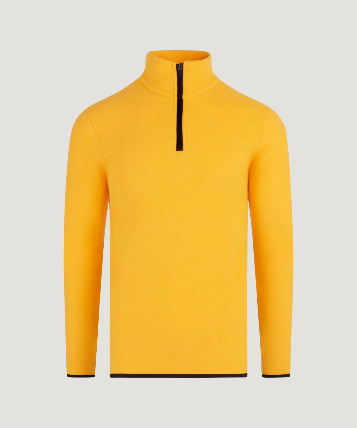 SOCI3TY Trui half - zip polar fleece SOCI3TY Yellow - The Society Shop