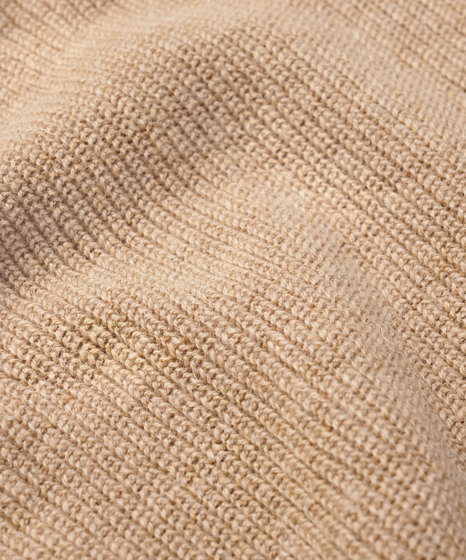 SOCI3TY Trui ronde hals katoen lichtbruin - The Society Shop