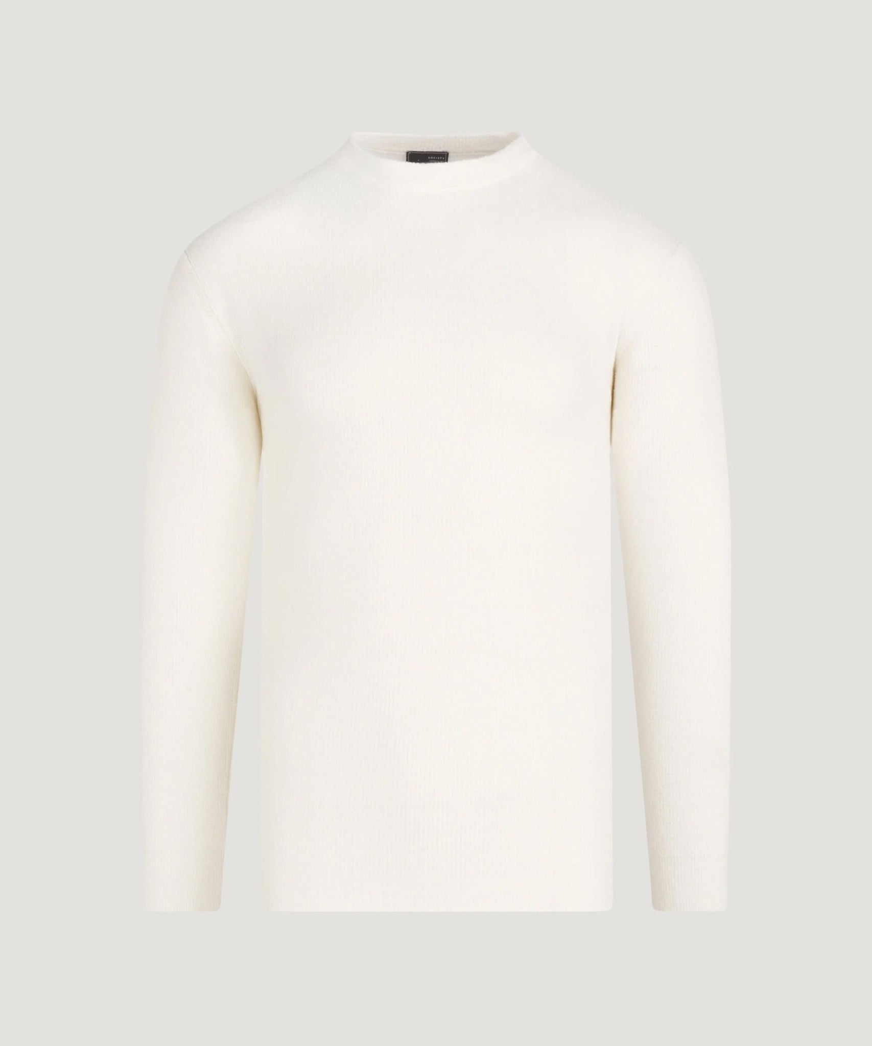 SOCI3TY Trui ronde hals katoen wit - The Society Shop