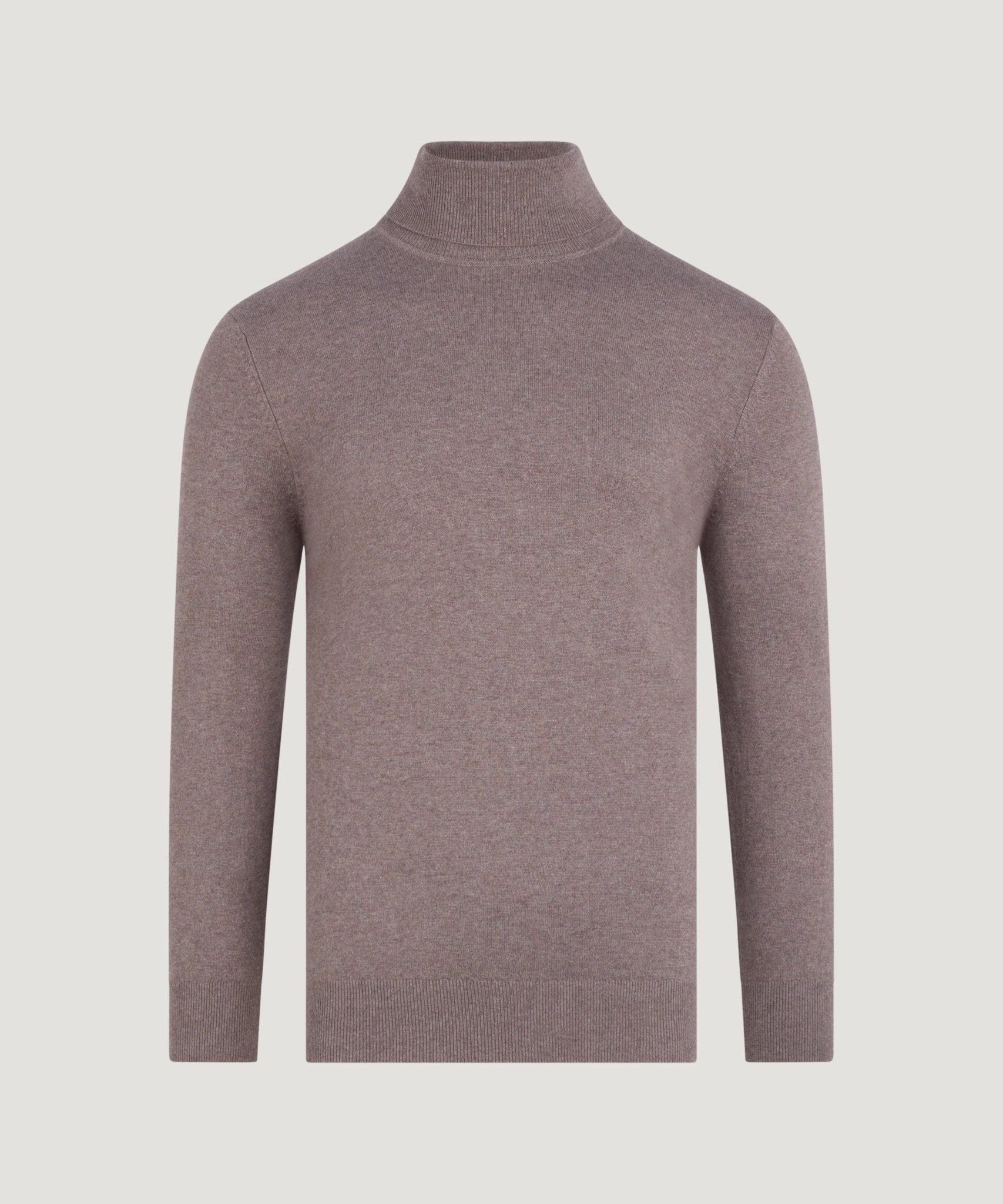 SOCI3TY Limited Trui turtleneck Cotton Cashmere bruin - THE SOCIETY SHOP