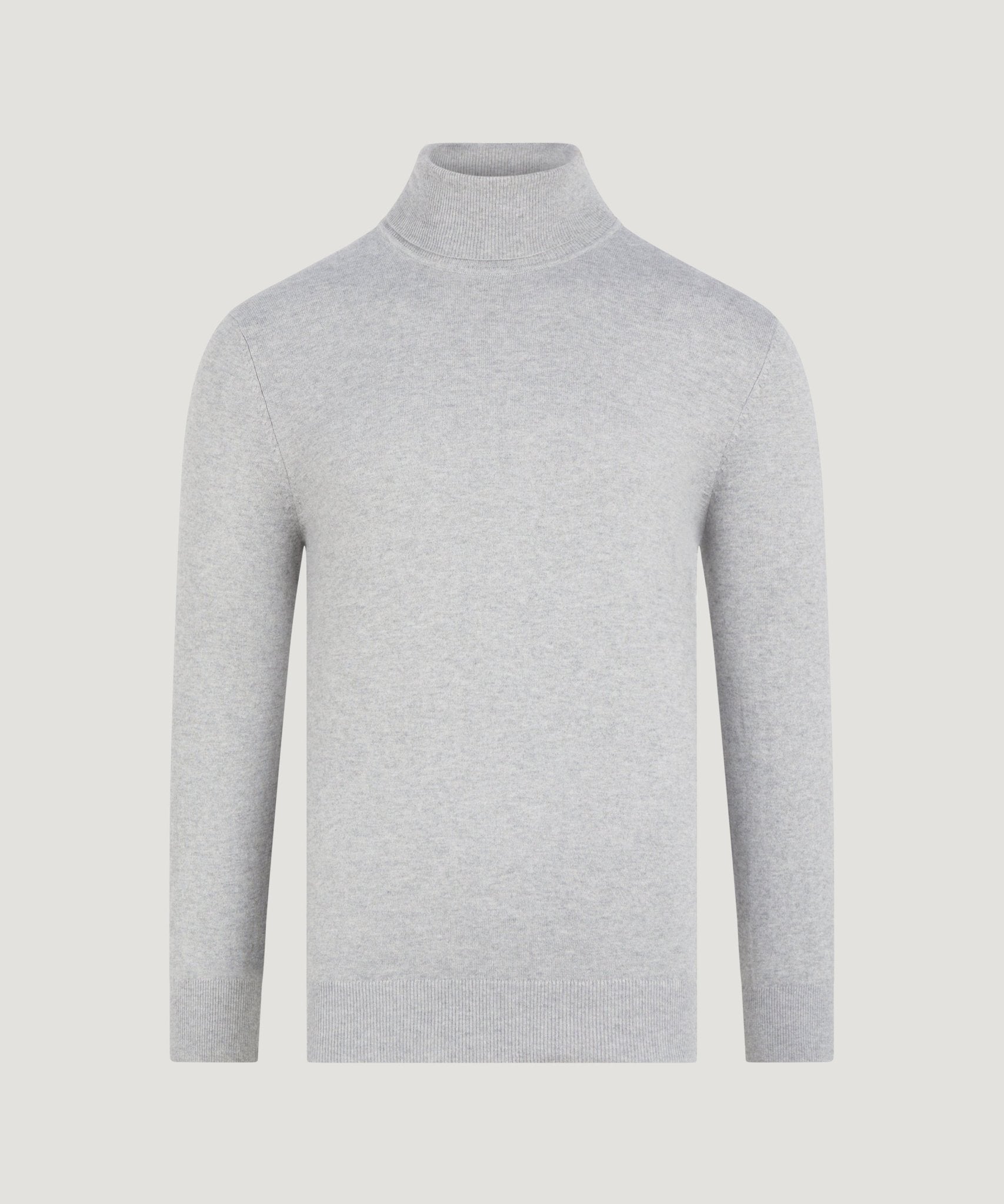 SOCI3TY Limited Trui turtleneck Cotton Cashmere lichtgrijs - THE SOCIETY SHOP