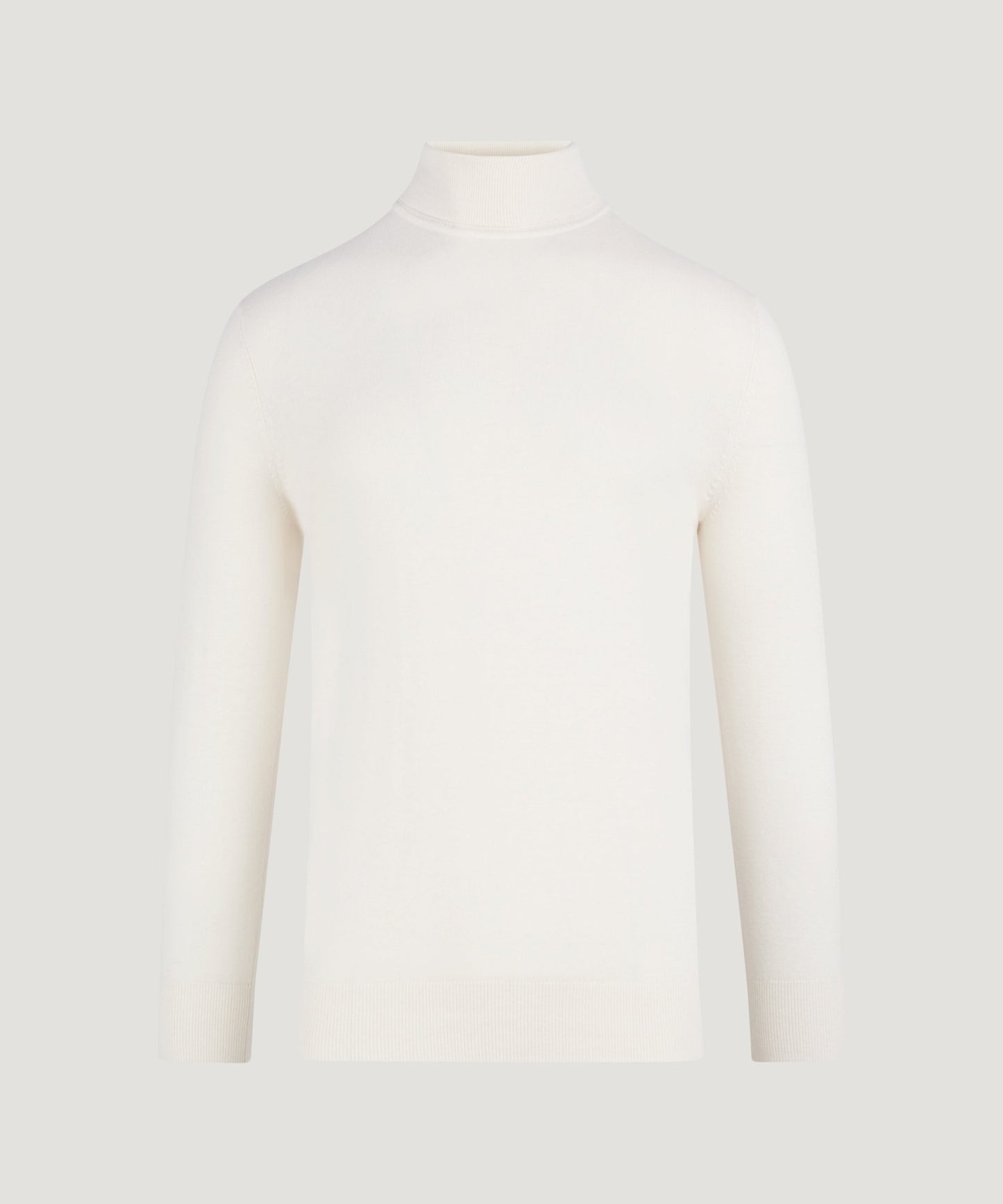 SOCI3TY Trui turtleneck katoen/kasjmier starch - The Society Shop