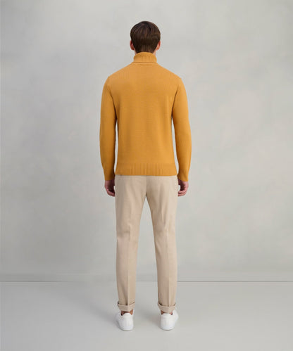 SOCI3TY Trui turtleneck merinowol SOCI3TY Yellow - The Society Shop