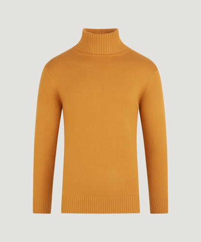 SOCI3TY Trui turtleneck merinowol SOCI3TY Yellow - The Society Shop