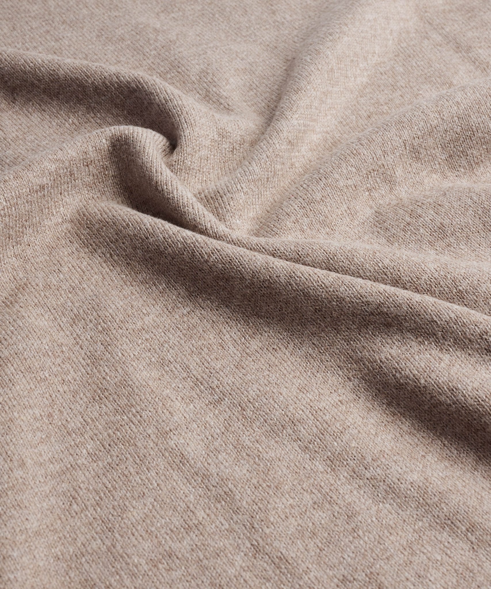 SOCI3TY Limited Trui v - neck Cotton Cashmere beige - THE SOCIETY SHOP