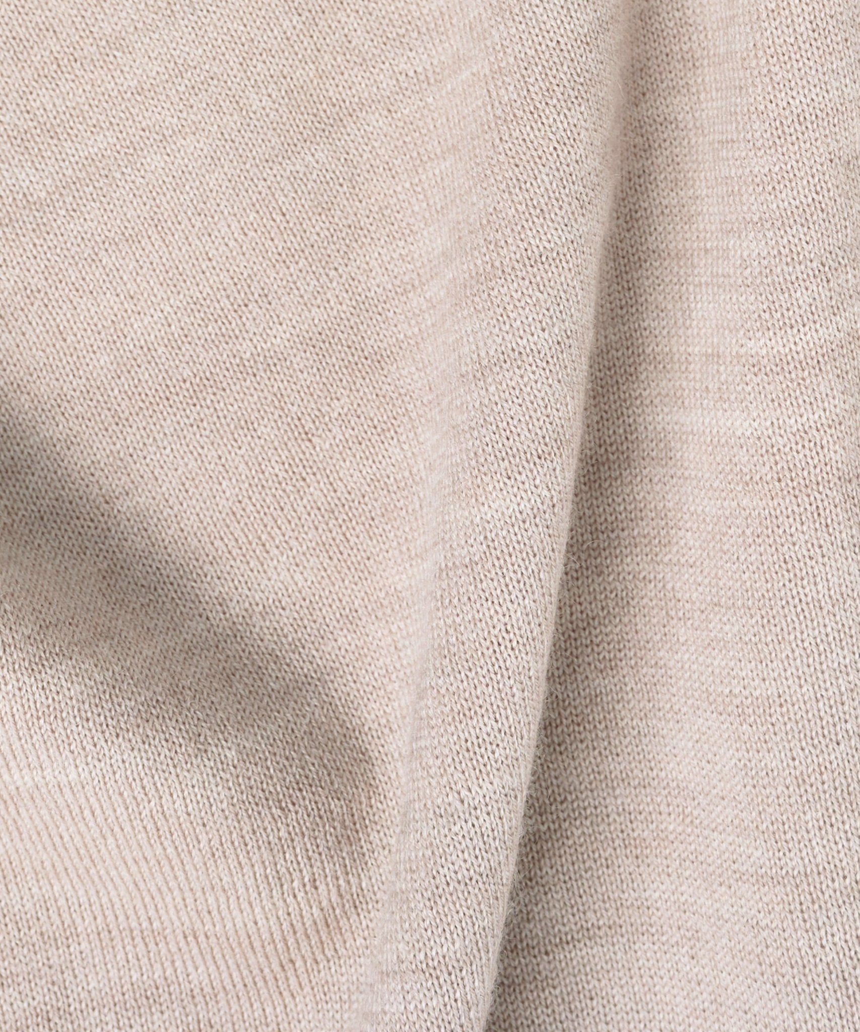 SOCI3TY Tubular knit crewneck trui merinowol beige - THE SOCIETY SHOP