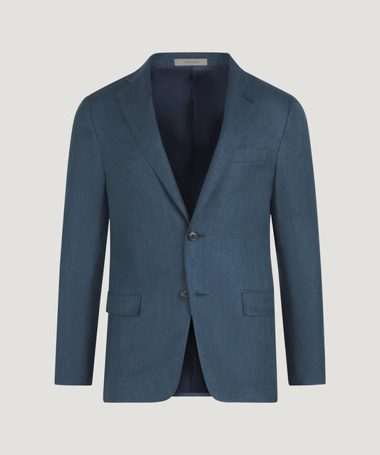 Corneliani Tweedelig pak wol/linnen blauw - The Society Shop