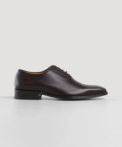 SOCI3TY Wholecut Oxford schoenen kalfsleer donkerbruin - The Society Shop