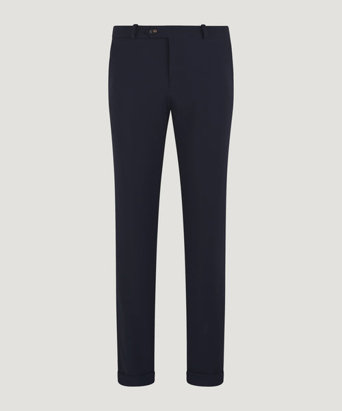 Winter chino tech stretch donkerblauw