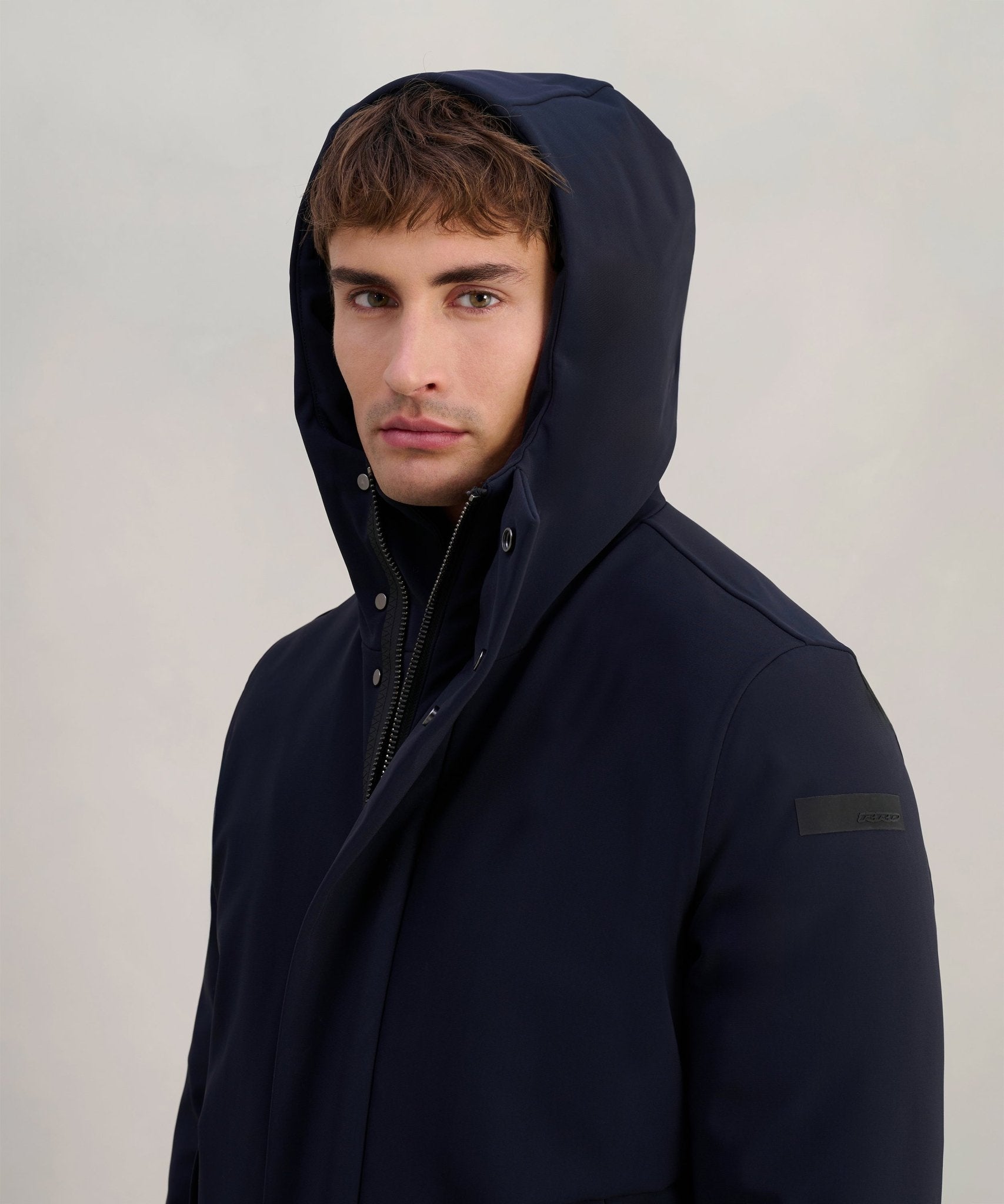 Roberto Ricci Design Winter Eskimo tech parka donkerblauw - The Society Shop