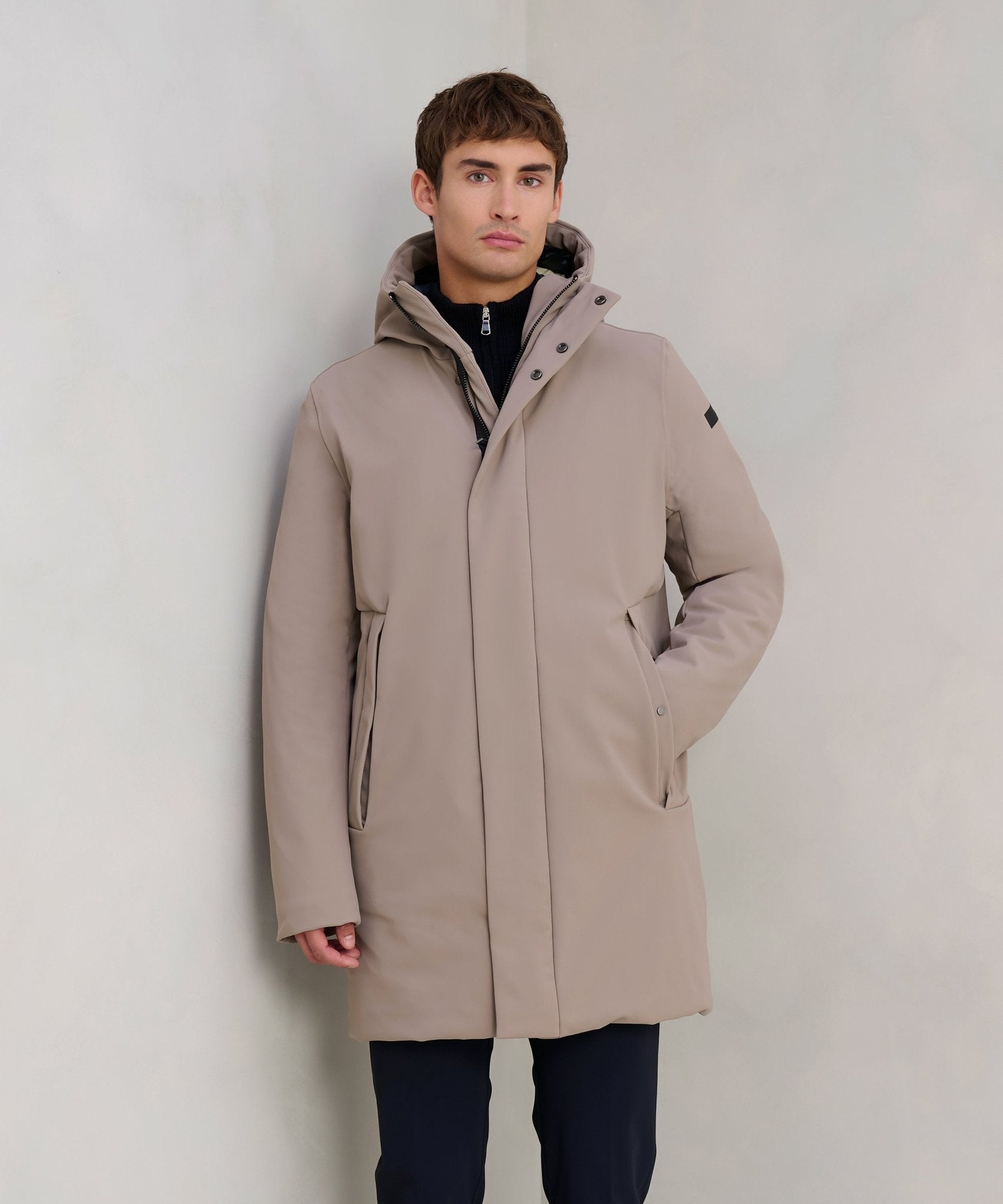 Roberto Ricci Design Winter Eskimo tech parka taupe - The Society Shop