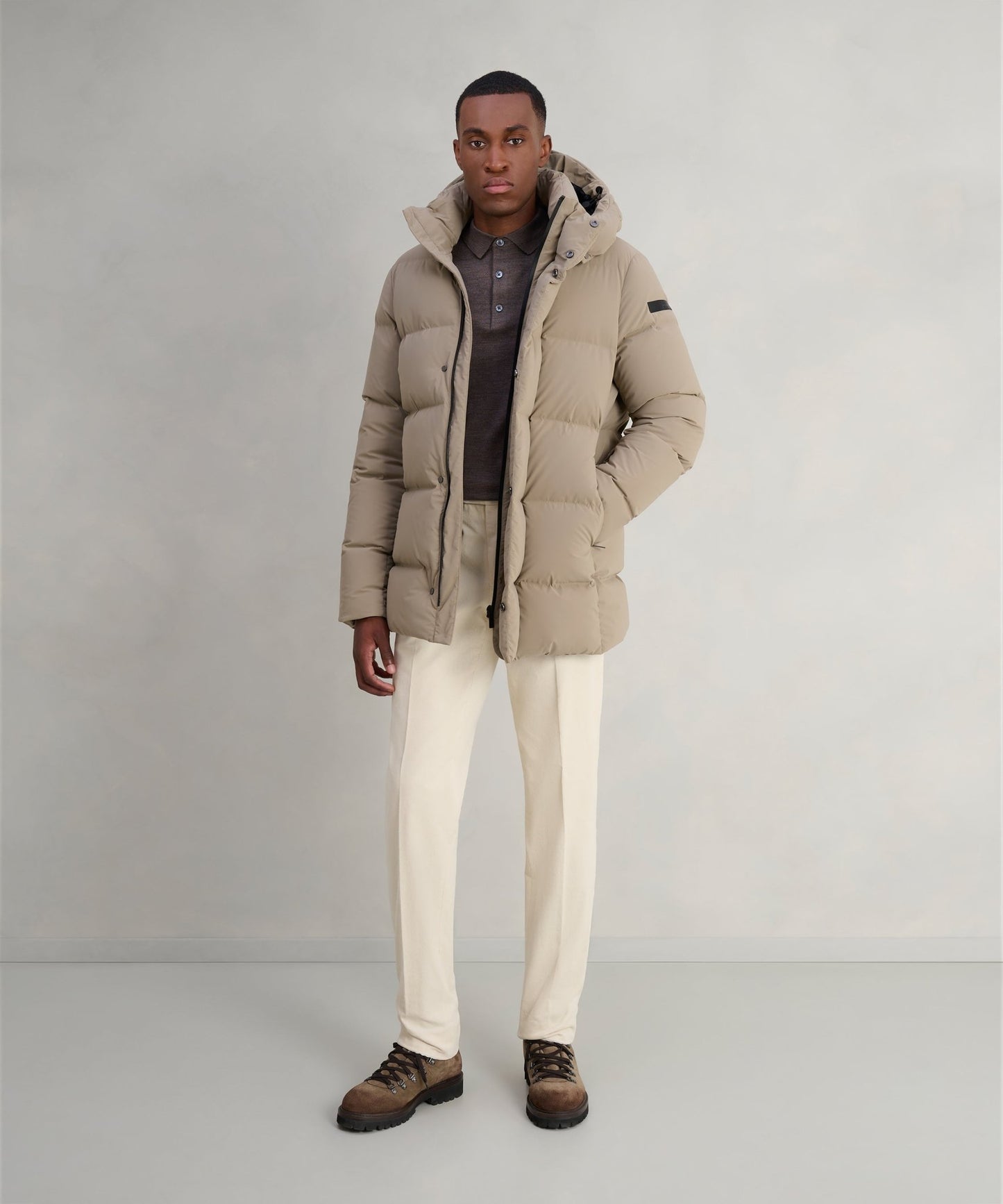 RRD Winter Tubic 14 Mdm tech parka beige - The Society Shop