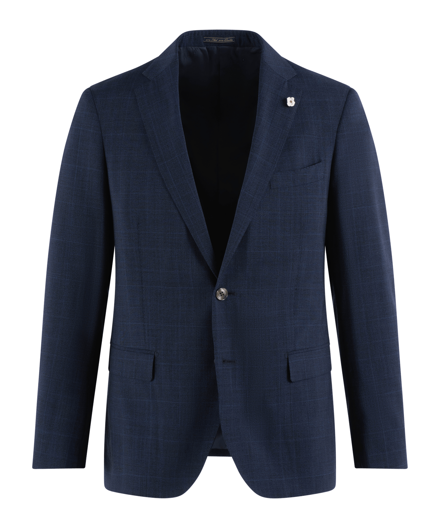 SOCI3TY driedelig pak donkerblauw wol