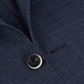 Colbert donkerblauw wol, linnen en zijde