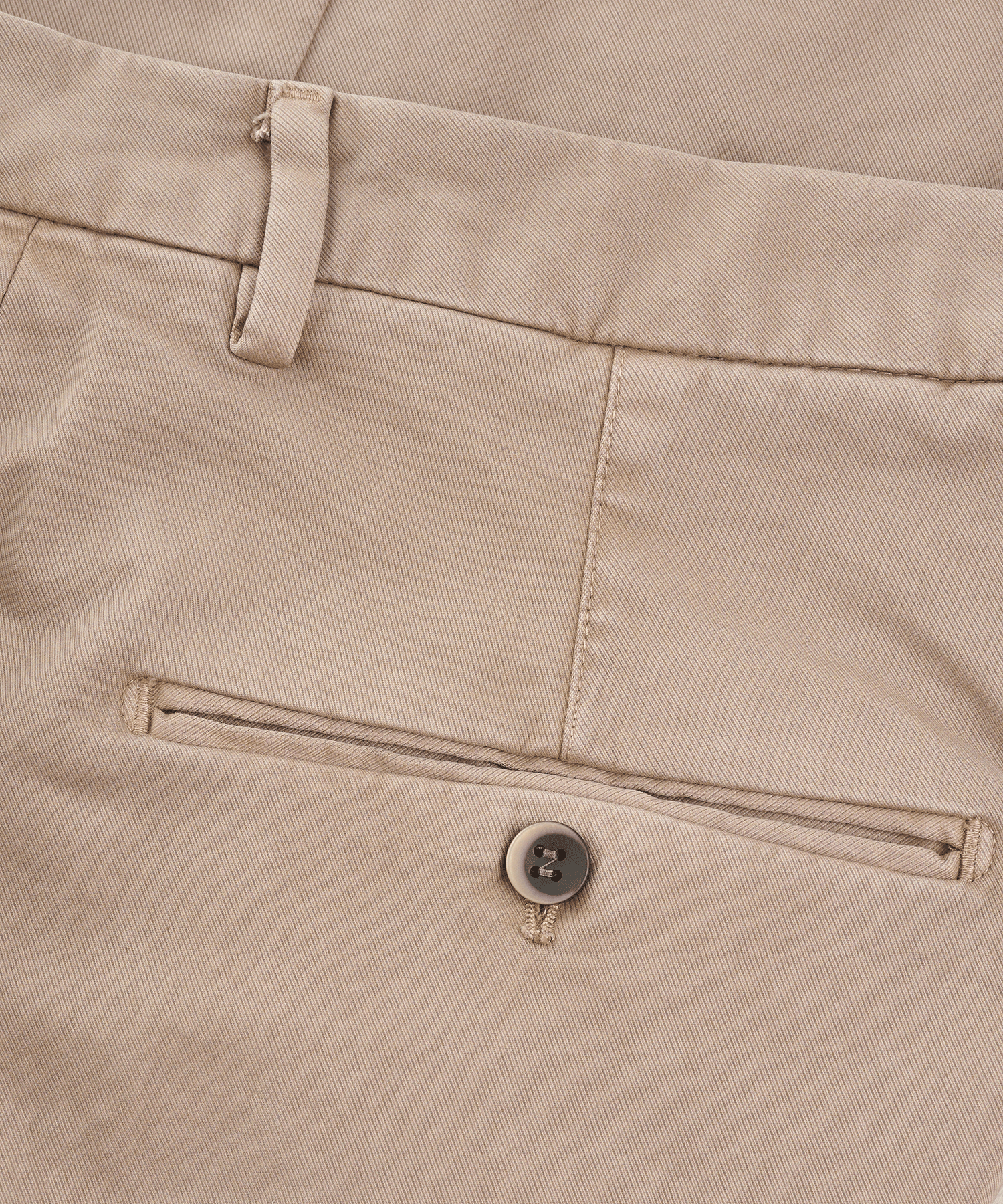 Chino lichtbruin katoen