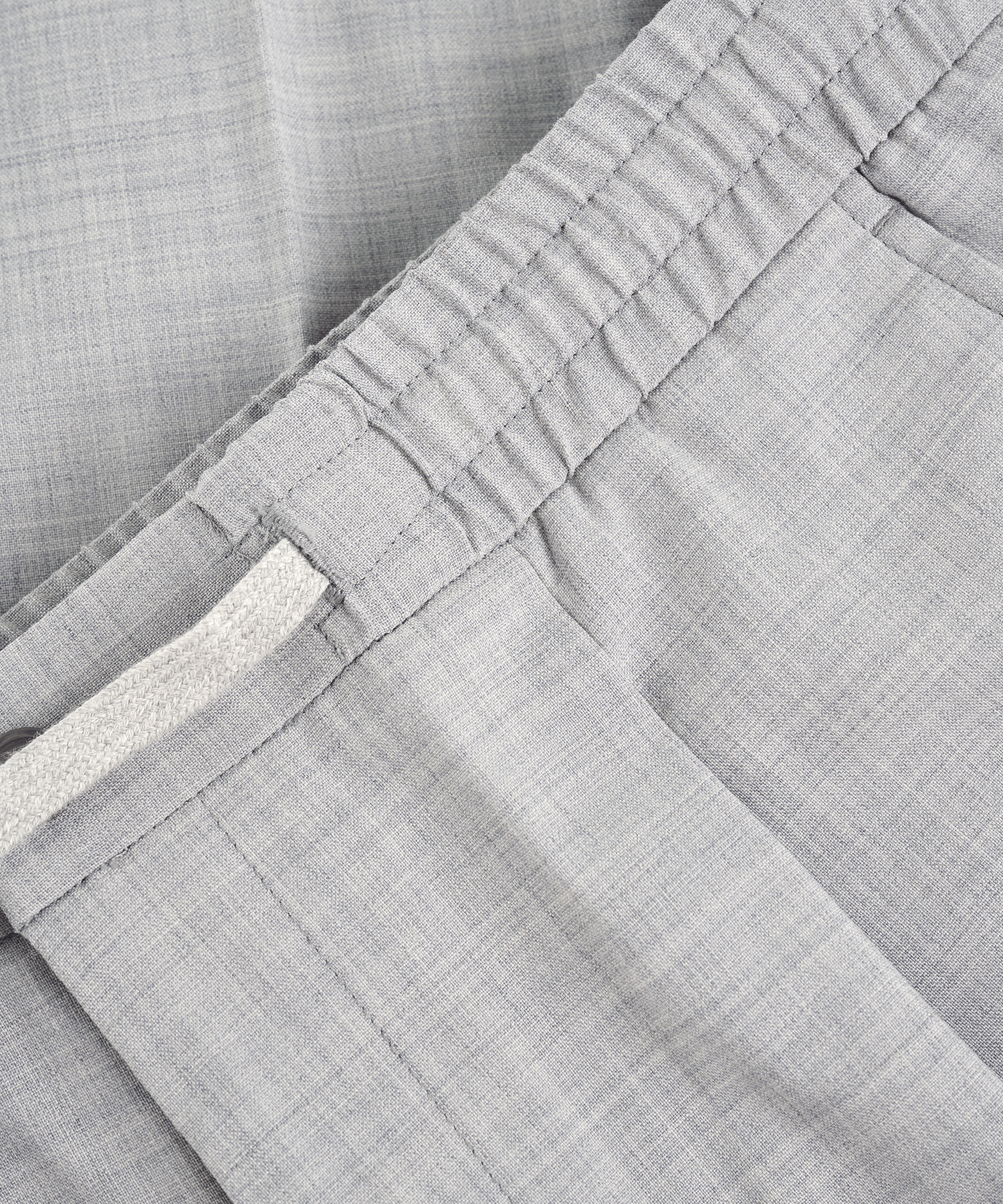 Jog pantalon wol lichtgrijs
