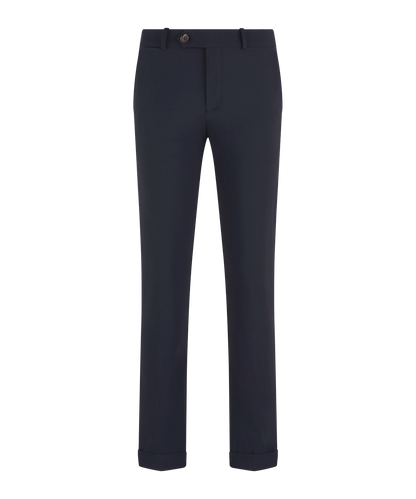 Chino tech fabric donkerblauw