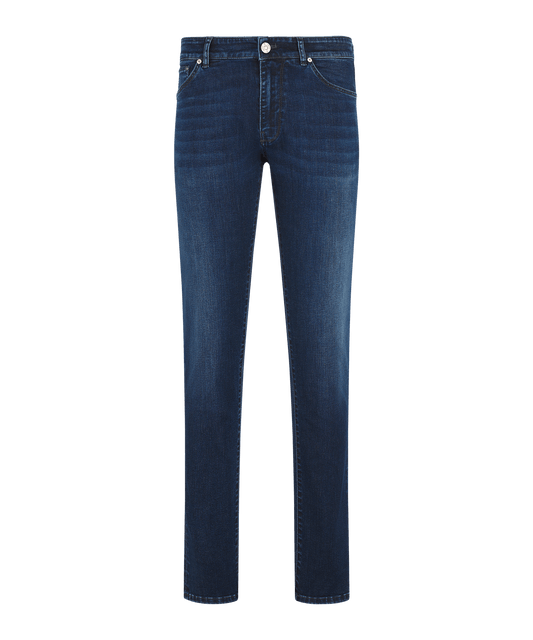Jeans denim donkerblauw