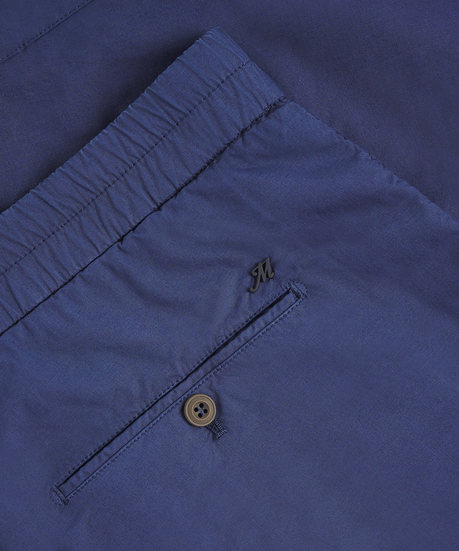 Shorts katoen blauw