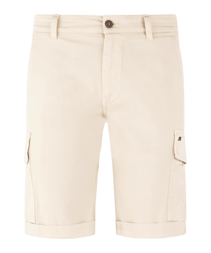 Shorts katoen lichtbeige