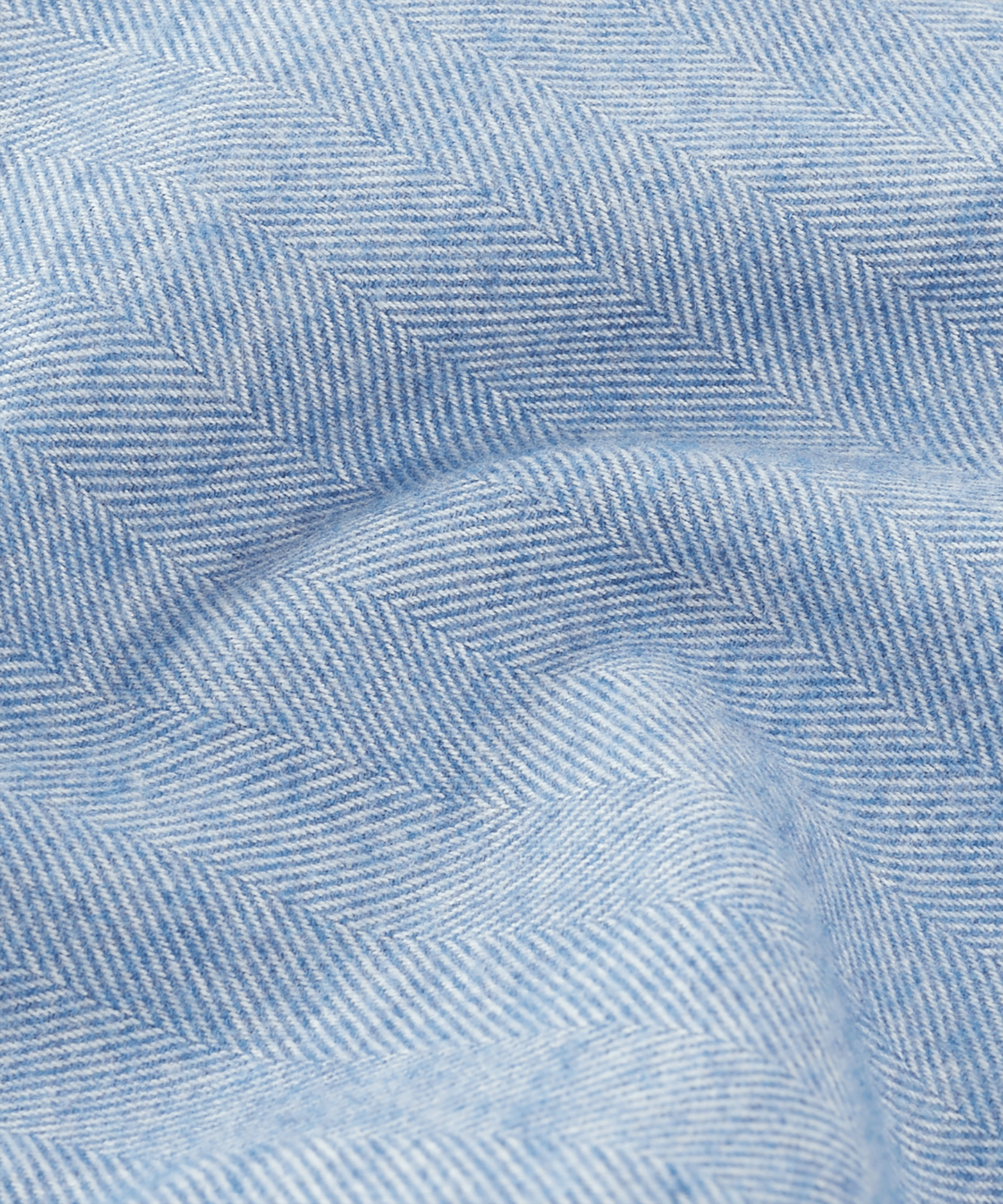 Handmade overhemd katoen lichtblauw