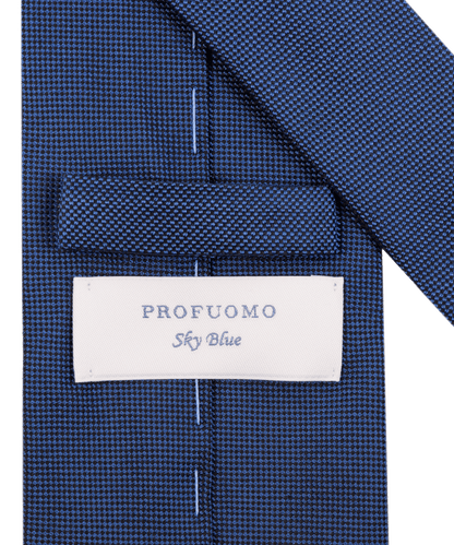 TIE SILK WOVEN ROYAL MTL