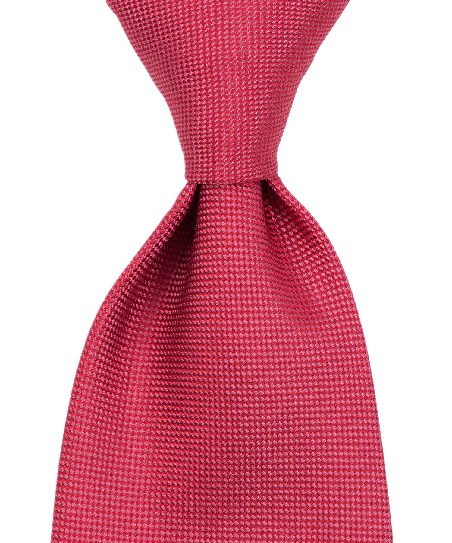 TIE SILK WOVEN CORAL MTL