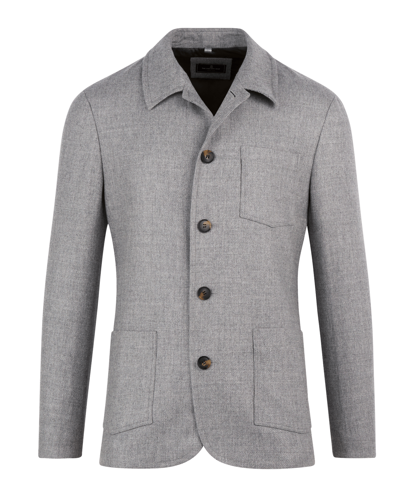 Safari jacket lichtgrijs – The Society Shop