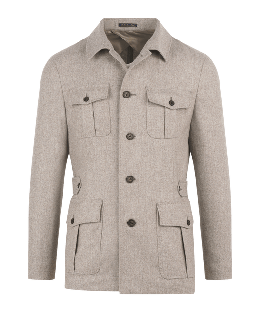 Safari jacket wol beige