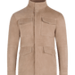 Field jacket suede taupe