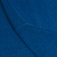 Trui half-zip scheerwol blauw