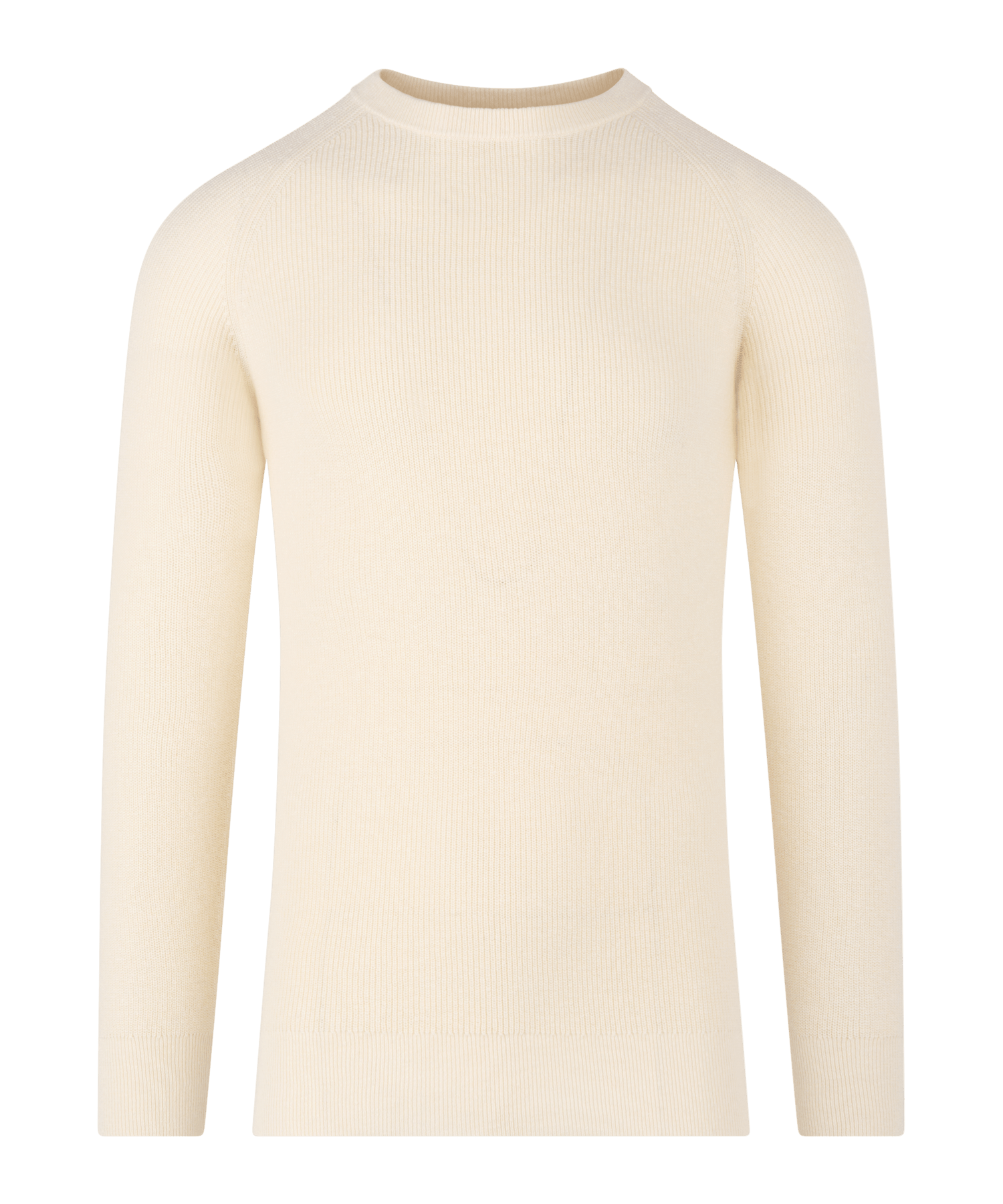 Trui crewneck katoen/linnen off-white