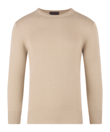 Trui roundneck beige