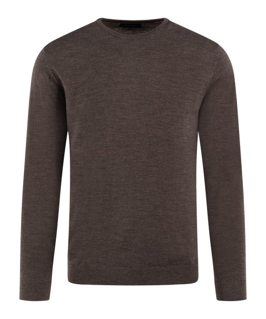 PULLOVER CREW-NECK TAUPE L / Beige / taupe