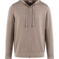 PULLOVER HOODY ZIP TAUPE L / Beige / taupe
