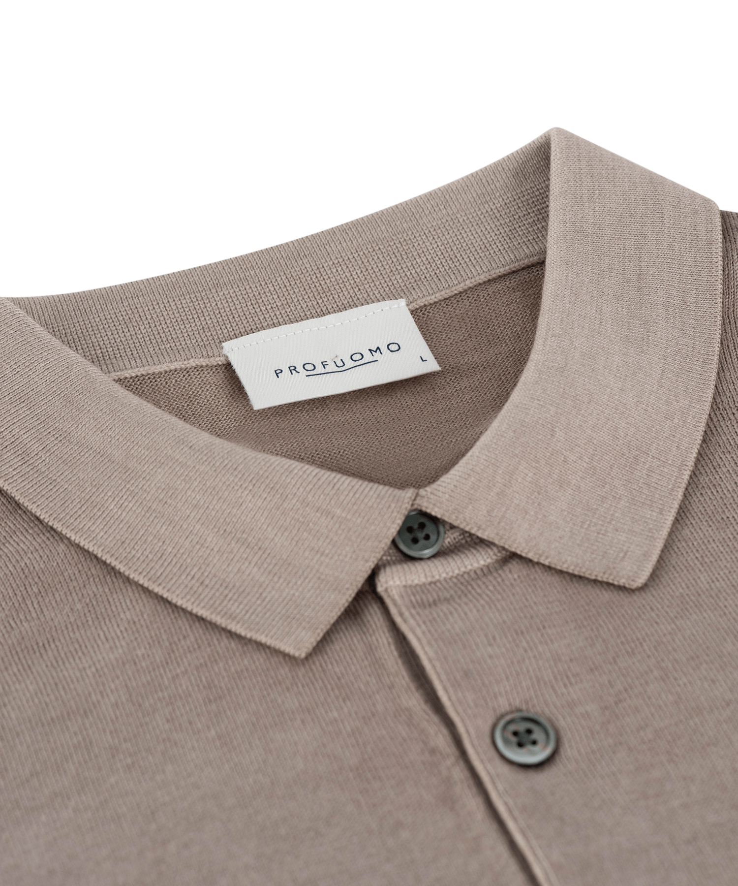 POLO LS TAUPE L / Beige / taupe