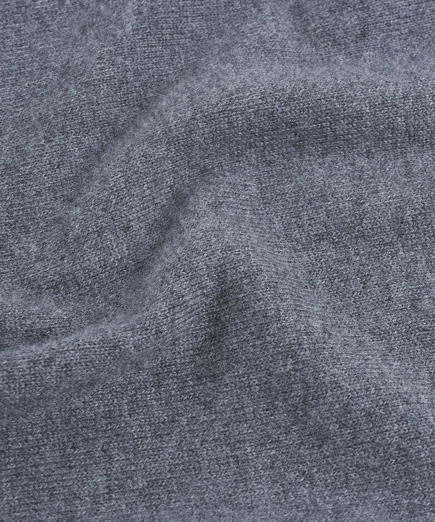 Vest donkergrijs katoen en kasjmier