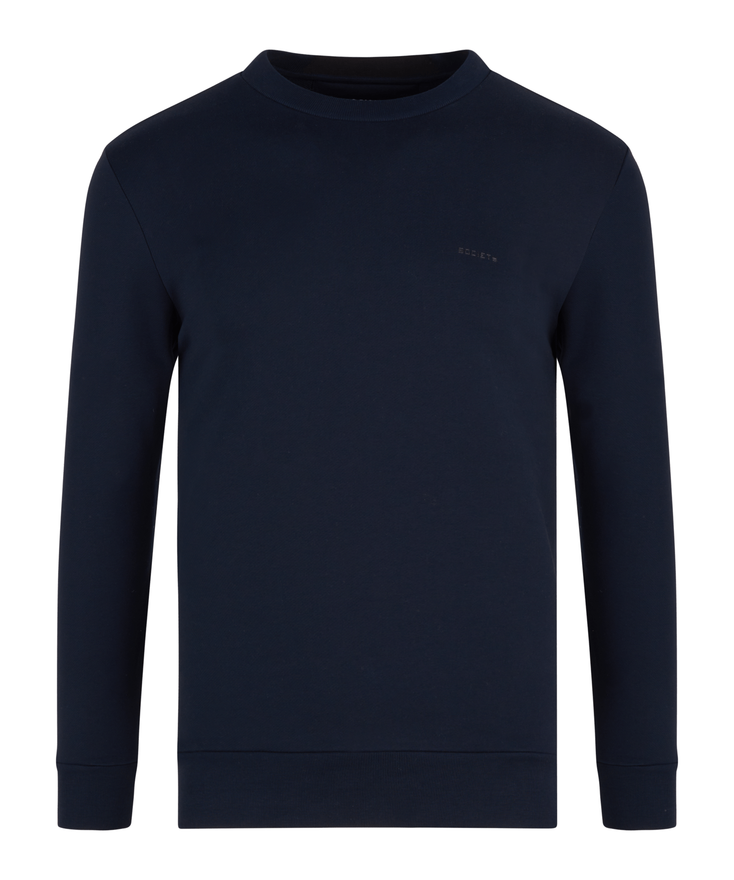 SOCI3TY sweater blauw katoen