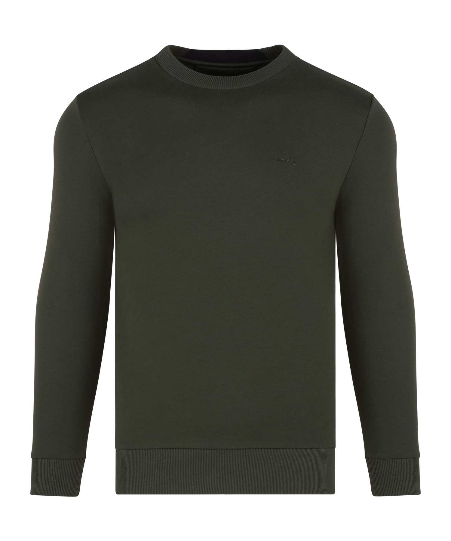 SOCI3TY sweater groen katoen