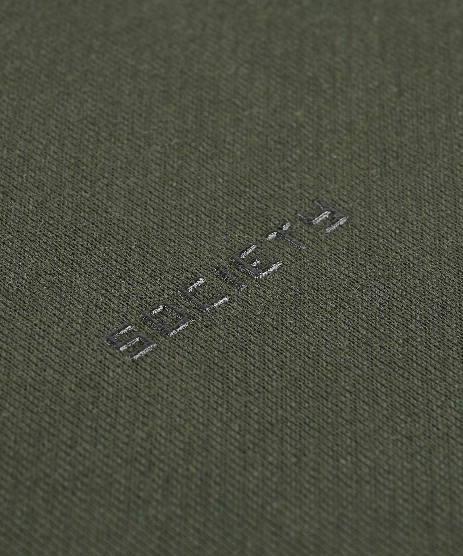 SOCI3TY sweater groen katoen