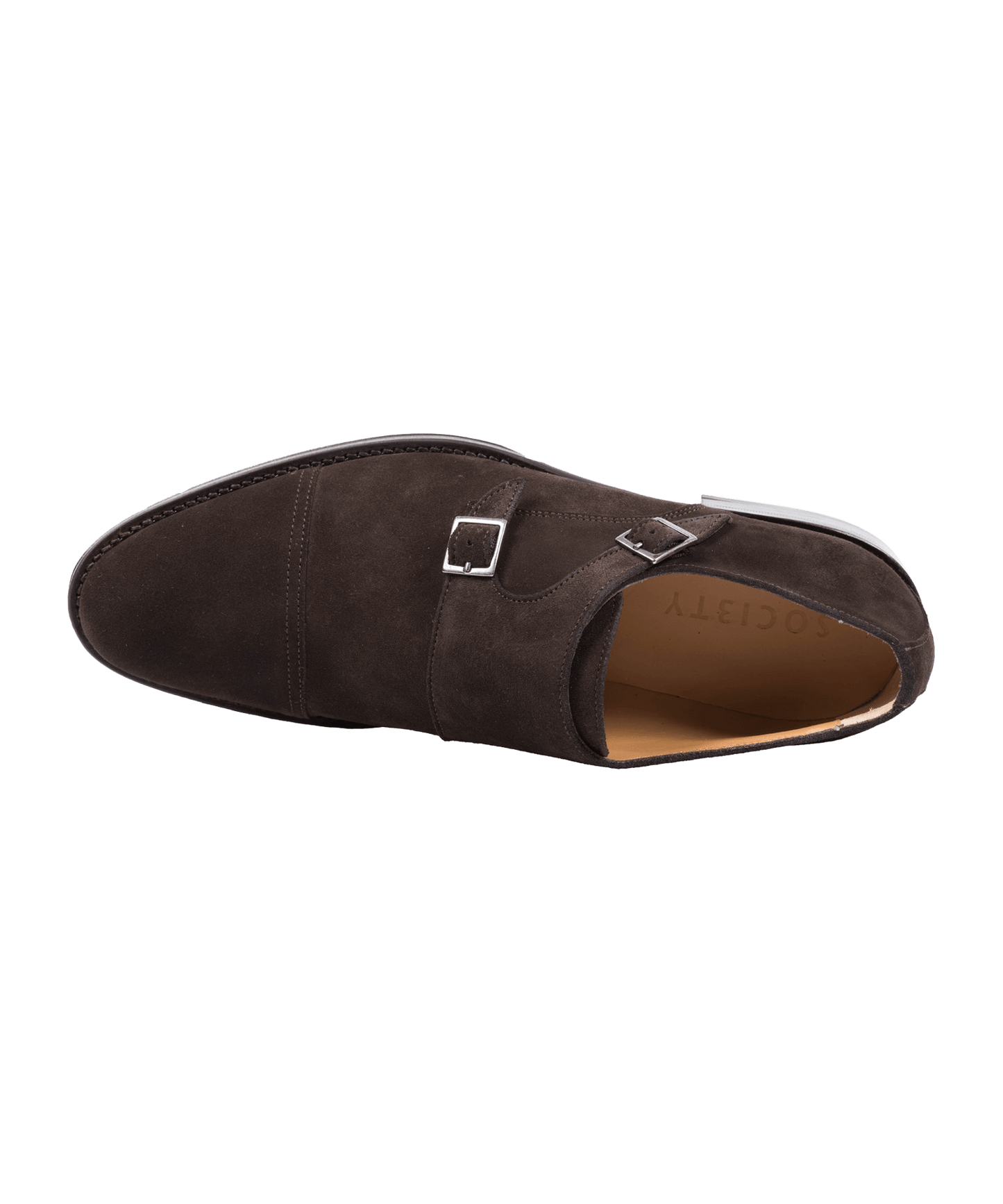 DOUBLE MONK STRAPS SUEDE 10 / Donkerbruin