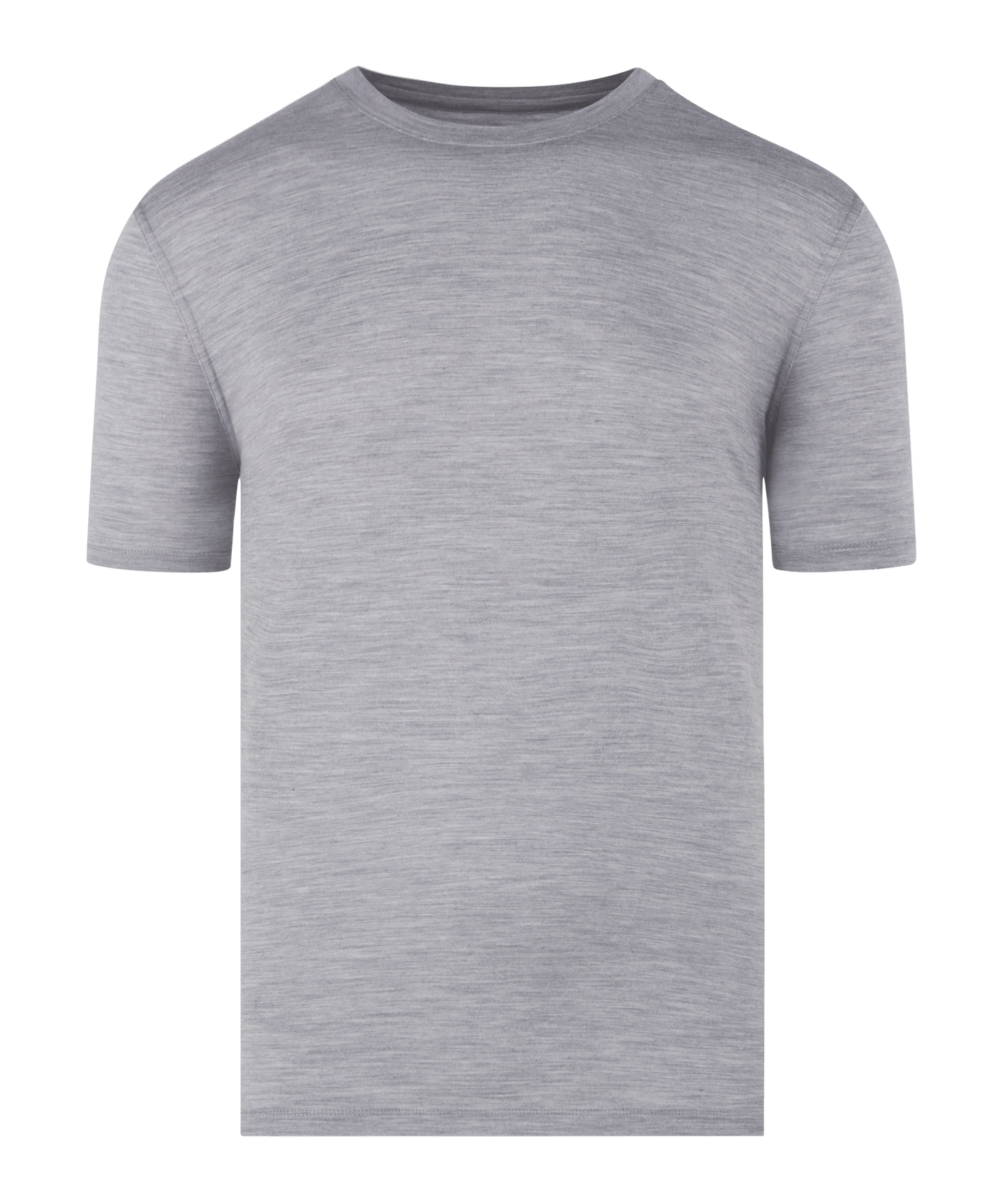 T-shirt merinowol grijs